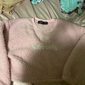 Fuzzy Hello Kitty Sweater